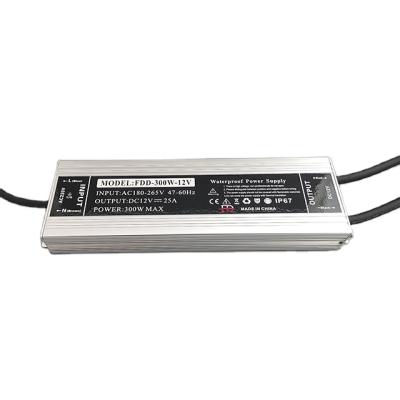 China LED Products 3 Years Warranty12V 24V 60W 100W 200W 300W Waterproof Switching Power Supply IP67 for sale