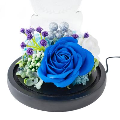 China Wholesale Beautiful Colorful Beautiful in Colors Rose Soap Flower Preserved Colorful Artificial Simple Rose Eternal Love for sale