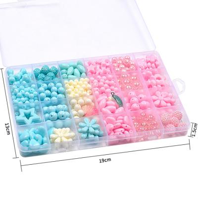 China DIY Decoration Beads Kit Kids Beads Set For DIY Bracelets Necklaces Crafts Diy Educational Toys for sale