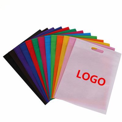 China OEM Eco-friendly Multi-colors Handled Nonwoven Shopping Bags For Advertising for sale