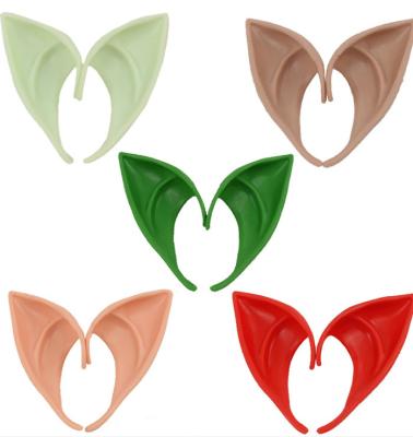 China Latex Border Exclusive For Halloween Elf Ears Cosplay Latex Props Cos Party Prom Makeup Pixie Ears for sale