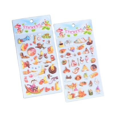 China Decorative sticker wholesale children's cartoon three-dimensional bubble stickers, lovely sponge animal stickers for sale