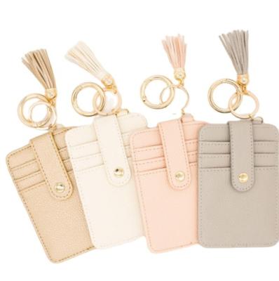 China Korean New Version Fashion Keychain Certificate Card Tassel Cover Key Chain for sale