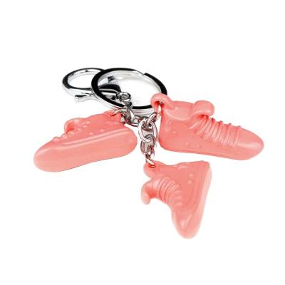 China Shoes Keychain Promotion Gifts Mini Soccer 3D Sneaker Shoes PVC Plastic Rubber Key Chain for sale