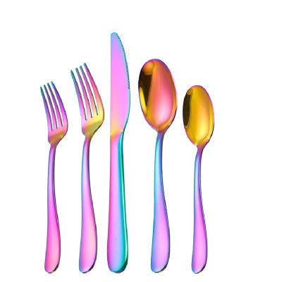 China Disposable Custom Portable Travel Flatware Knife Fork Spoon Cutlery Set Outdoor Bag Customized Logo Fashion Wholesale Bulk New Design for sale