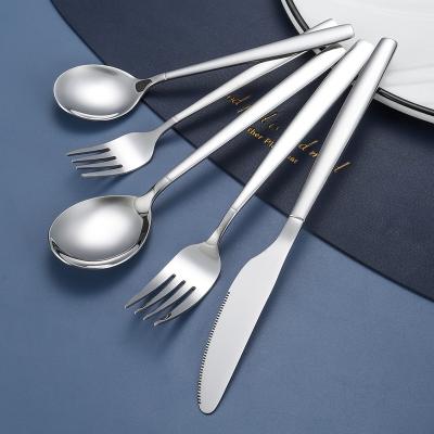 China Flatware Stain Goods Disposable Wholesale Cutlery Set Food Grade Stainless Silverware Small Spoon for sale