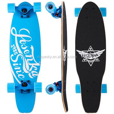 China Adult Cheap Full Board Cruiser Full Board Maple White Carbon Wood Skateboard Maple White Carbon Wood Skateboard for sale