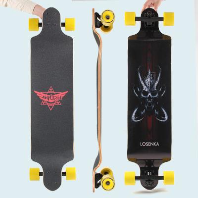 China Best Price Adult Cheap Maple Skateboard Inclined Complete Longboard 40 Inch for sale