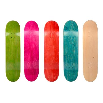 China New Arrival Adult 31*8inch 7 Layers Skateboard Art Board Deep Concave Maple Wood Custom Skateboard Deck for sale