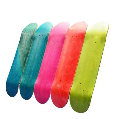 China Custom 7 Layer 100 Pro Skate Board Adult China Canadian Maple Veneer Empty Wood Decks for sale