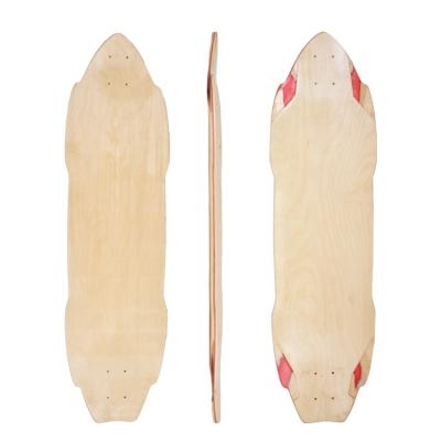 China Wholesale Custom White Skateboard Longboard Adult Uncut Deck for sale