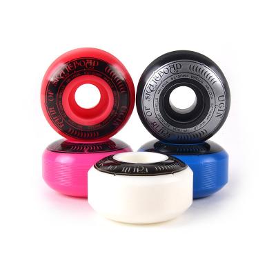 China Custom Adult 95A 52mm China OEM Street Polyurethane Skateboard Skate Board Wheels for sale