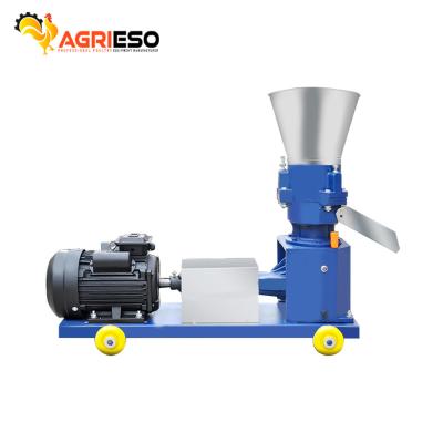 China Farms Simple AGRIESO Chicken Feed Pellet Production Line Small Pet Feed Pellet Production Line Hot Selling for sale