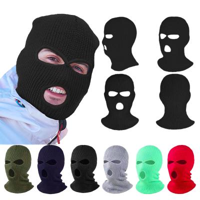 Китай JOINT Full Face Cover Knitted Balaclava Face Mask Winter Ski Mask With 3-Hole For Winter Adult продается