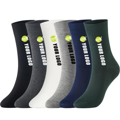 Κίνα Bamboo Socks QUICK DRY Logo Socks Design Unisex Man made to order Logo Men Dress Socks made to order προς πώληση