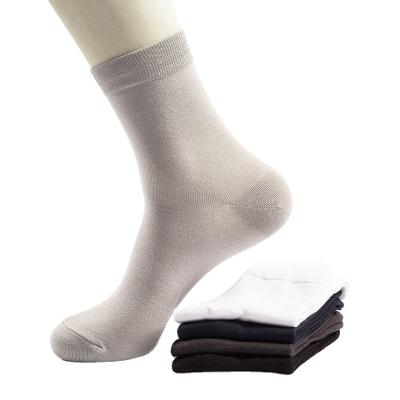 中国 Antibacterial Custom Made Uron Bamboo Fiber Socks Custom Mens Business Socks 販売のため