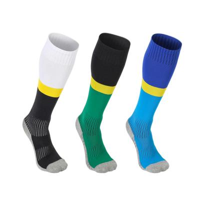 Cina Uron Antibacterial 015 Hit Color Soccer Wear Resistant Socks in vendita