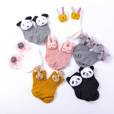 Cina Factory direct sales 3D Uron socks antibacterial cute cartoon animal children's ragdoll socks in vendita