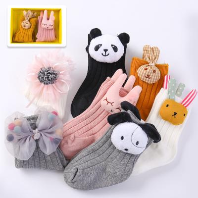 Cina Antibacterial Wholesale Animal Cartoon Uron The New Socks 3D Doll Fashion Baby Socks in vendita