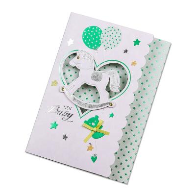 China lovely uncoated 300gsm baby paper cards with cute designs to your lovely child for sale