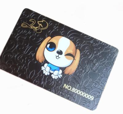 China Environmental Friendly Material PVC Customized Design Credit Card / Visa Gift Certificate Small Size PVC for sale