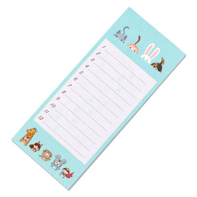 China Hot Selling Notepads Custom To Do List Notepad To Fridge Magnet Notepad for sale