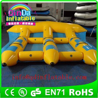 China QinDa Inflatable banana boat fly fish flying fish ride Surfing fish for sale