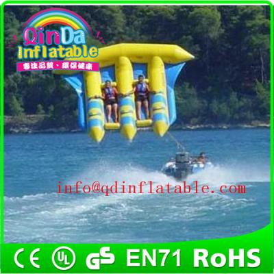 China QinDa Inflatable inflatable flying fish towable for adult as water game and water ride for sale