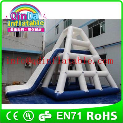 China 2015 hot sale qinda inflatable floating water slide for sale