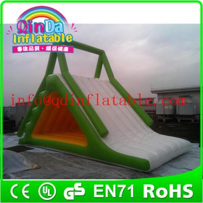 China Giant QinDa inflatable water slide for sea lake pool inflatable water pool slide for sale