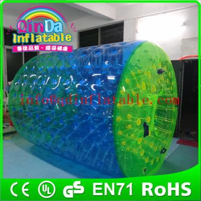 China QinDa Inflatable water park epuipment for sale inflatable water roller water rolling ball for sale