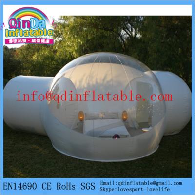 China QinDa Inflatable outdoor camping bubble tent for sales transparent tent for sale