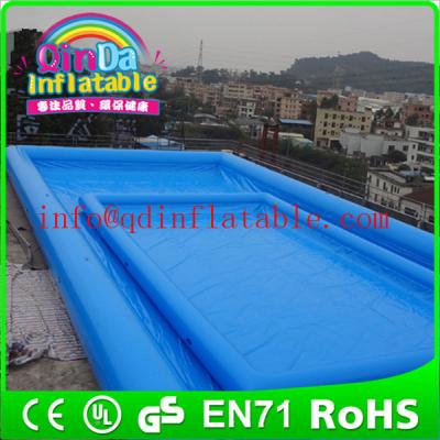 China plastic swimming pools pvc tarpaulin inflatable pool large inflatable swimming pool for sale