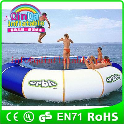 China QinDa Hot selling Outdoor Water Sports Games water blob trampoline for sale