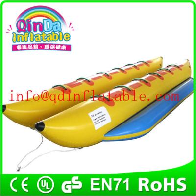 China Inflatable Aqua Surfing Banan Durable inflatable water games flyfish banana boat for park for sale