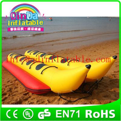 China Inflatable banana boat for sale inflatable double tube banana boat inflatable water boat for sale