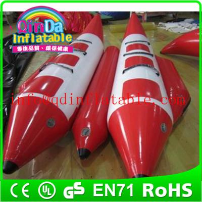 China Team water sports summer hot floating fly fish inflatable banana boat for sale for sale