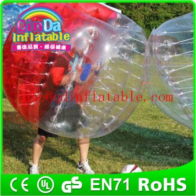 China Inlfatable Color Bumper Ball Bubble Football  Soccer Body Zorb bubble soccer ball suit for sale