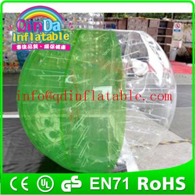 China QinDa roll inside inflatable ball/soccer bubble/bubble football for sale for sale