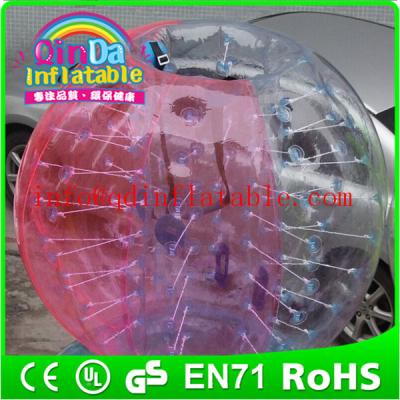 China Exciting sport games inflatable bumper PVC human sized bumper ball soccer bubble for sale