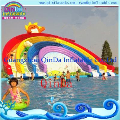 China Guangzhou QinDa Inflatable Slide Inflatable Water Slide. Water Park. Water Pool Slide for sale