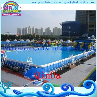 China 2015 new removable above ground steel frame swimming pool for sale