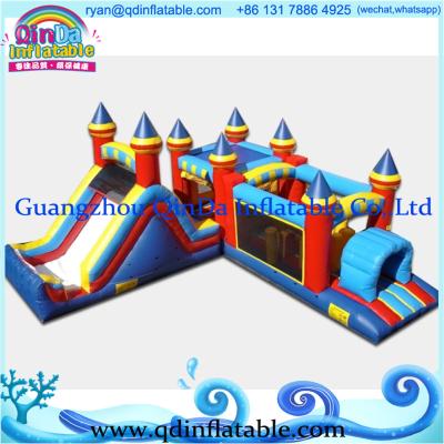 China cheap inflatable obstacle course, hot outdoor obstacle course equipment for sale