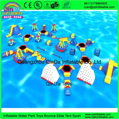 China Guangzhou QinDa Toys Giant Inflatable Water Park For Sale for sale