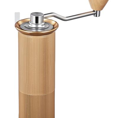 China Burrs Coffee Hand Commercial Aluminum Stainless Steel Coffee Grinder Conical Manual Coffee Grinder Hand For Sale for sale