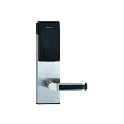 China Wooden Electronic Keyless Door And Metal Door Hotel M1 Card Security Entry Door Lock for sale