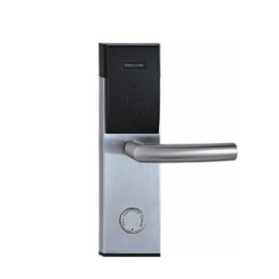 China Wooden Electronic Metal Door Smart Card Lock Rfid Door And Door Lock Hotel Key Electronic Lock For Door for sale