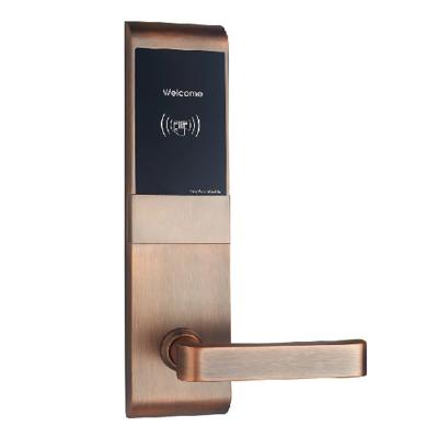 China Durable New Products Hotel Wooden Doors High Security Mechanical Key Key Smart Door Lock for sale