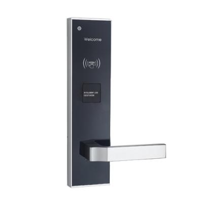 China High Security Modern Design Durable Aluminum Alloy Smart RFID Card Hotel Door Lock With Keys for sale