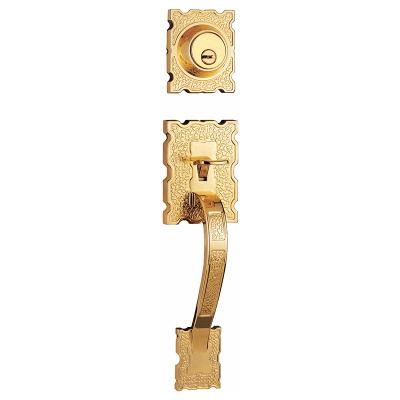 China High Security Durable Factory Wholesale Zinc Alloy Solid Brass Apartment Door Lock for sale